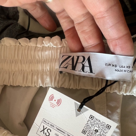 Zara woman’s balloon Elegant White Midi Skirt - Picture 7 of 12